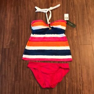 Ralph Lauren halter tankini